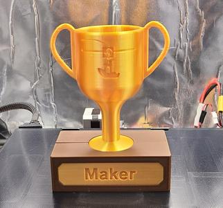 3D Printing Trophy: Maker