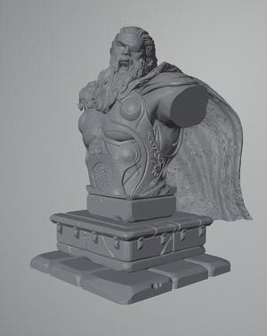 Old Thor Bust
