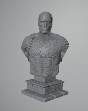 Captain America Secret Empire Bust