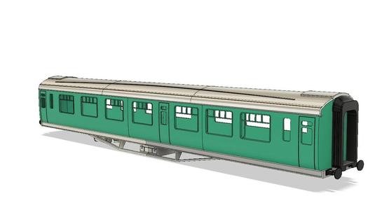 Gauge 1 / 1:32 Southern Railways Bullied Coach