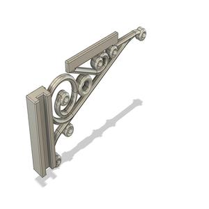 Roof/balcony ornament compatible with LGB wagons