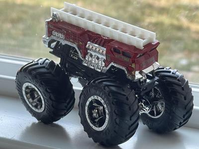 Replacement ladder for 5 Alarm Hotwheels Mostertruck Firetruck