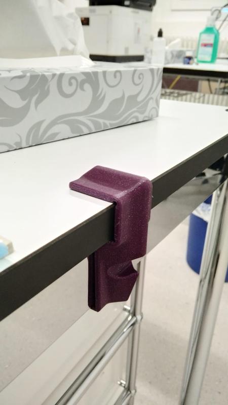 Snap-on Bag Hanger for USM Haller Table