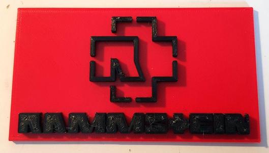 Rammstein Logo und Schriftzug (MMU)