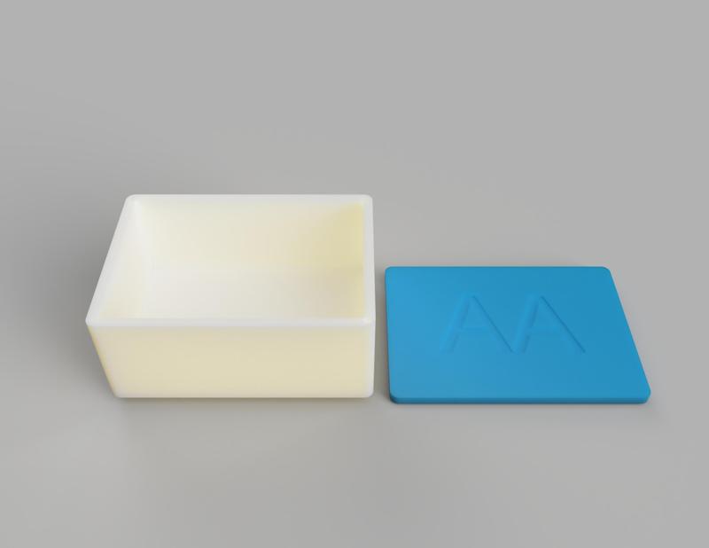 AA/AAA Battery Boxes with Magnetic Lid (Hold 10 Batteries)