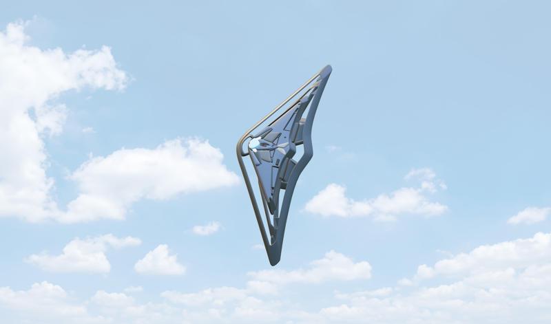 TriFlyer - The 3D Printable Futuristic Drone