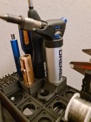 Gridfinity Dremel 2200 Solder Iron holder/stand