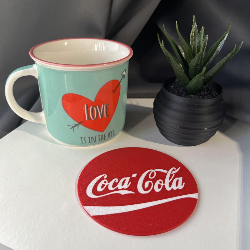coca cola coaster
