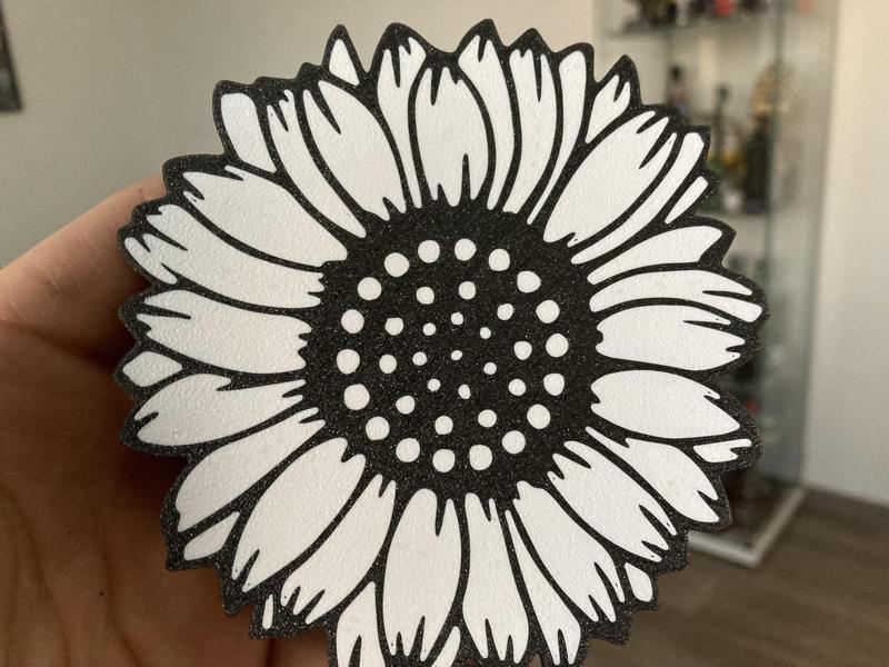 Sunflower coaster