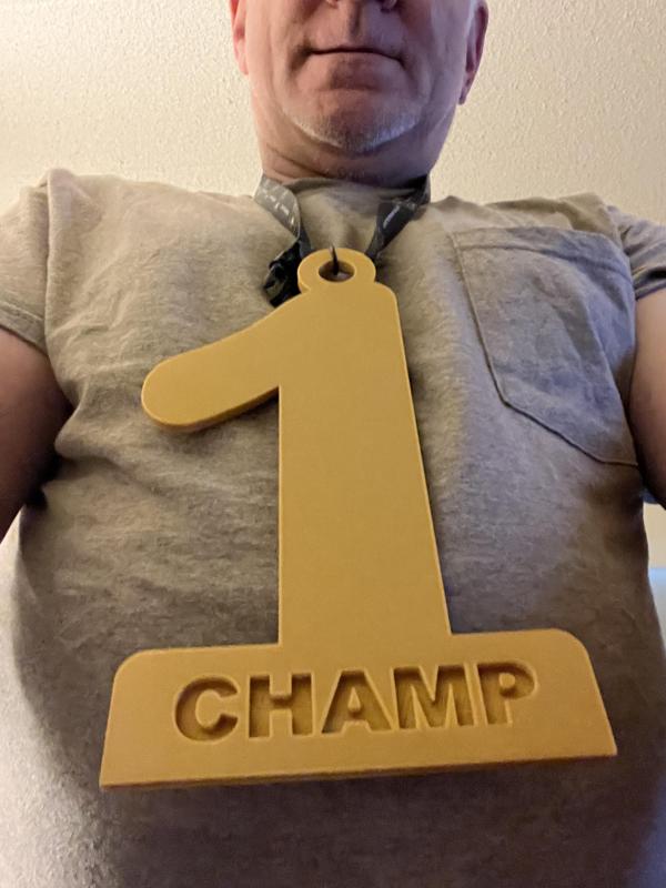 NeckLanyard Number 1 Champ