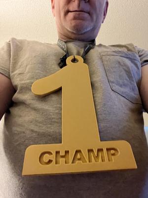 NeckLanyard Number 1 Champ