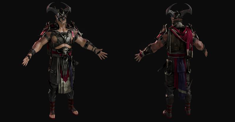 Mortal Kombat 1 Shao Kan Helmet Armor Costume