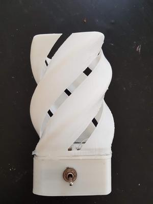 portable spiral lamp