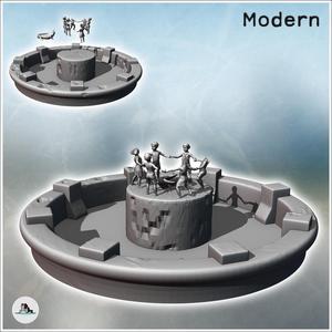 Barmaley Fountain, Children's Khorovod, Round Dance (Stalingrad, USSR) - Modern WW2 World War Diaroma Wargaming RPG Mini Hobby