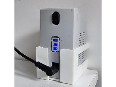 Aircraft Powerglide floor cleaner / polisher battery holder