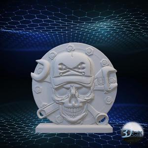 Mechanical Skull Decor
