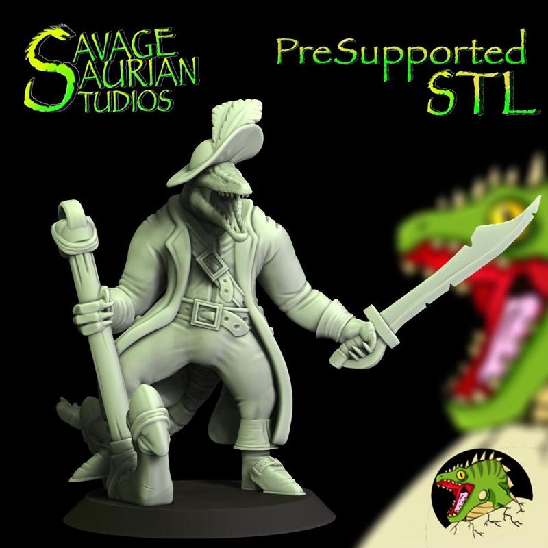 Captain Barmosa - Saurian Pirates