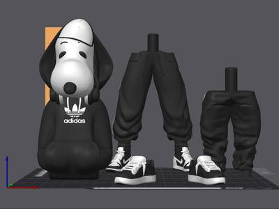 Urban Vibes Snoopy Blacked Out Streetwear Edition 