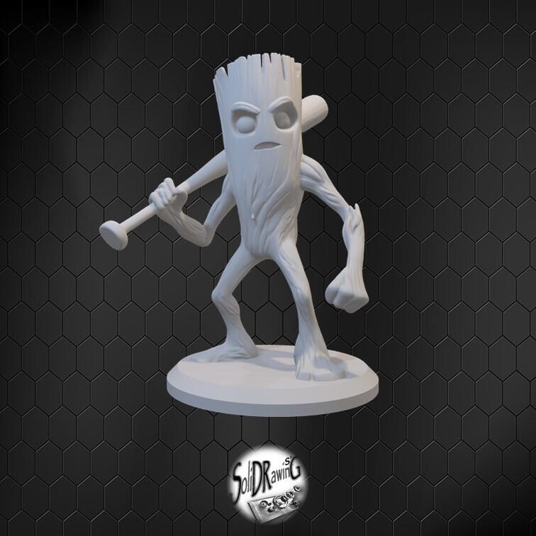 Groot Baby With Stick - SoliDRawinGs - YZ027