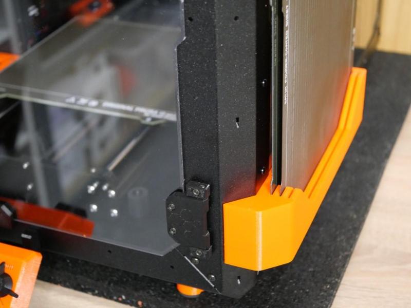 Sheet holder for original Prusa Enclosure with Tool Holder