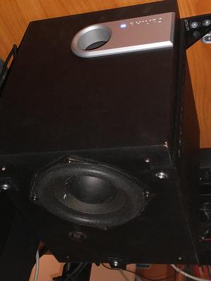 Bracket to hang Philips SPA2600 subwoofer