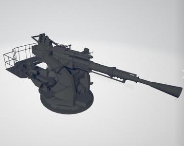 Japanese 57mm(2.25in)/60 Single AT1-Type5 Prototype AA Gun