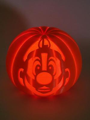 Pumpkin Face Luigi