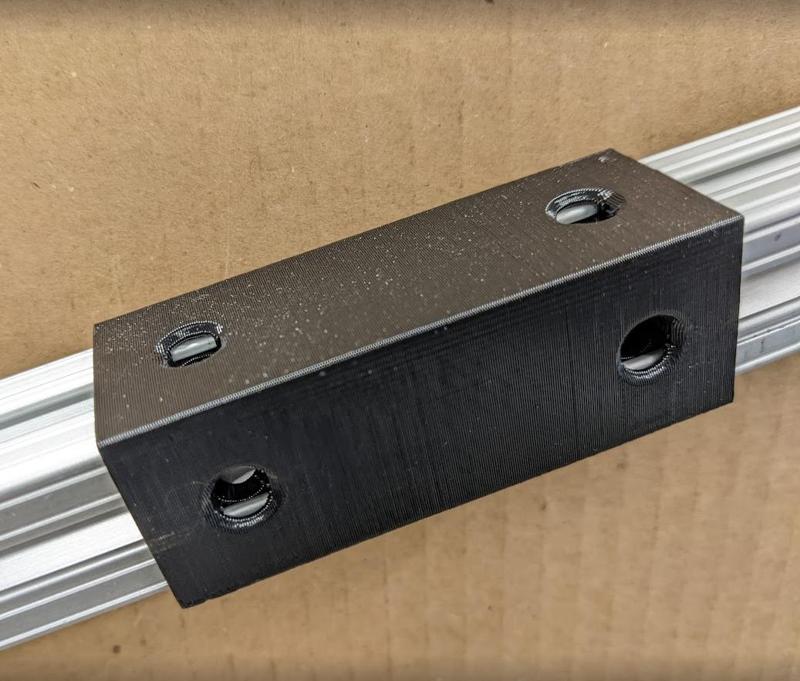 1" Extrusion Bracket / Connector - Straight