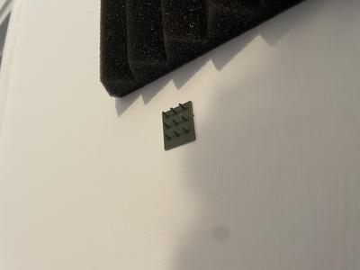 Mount for foam sound absorbers and double sided tape