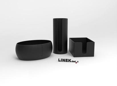 Container for makeup remover pads, ear stick dispenser, box for used items