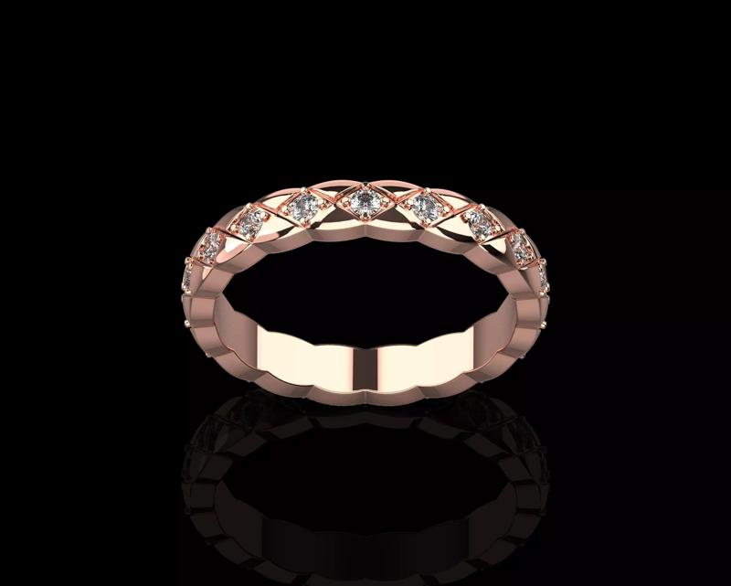 Coco Crush mini ring with diamonds 15 Size N219