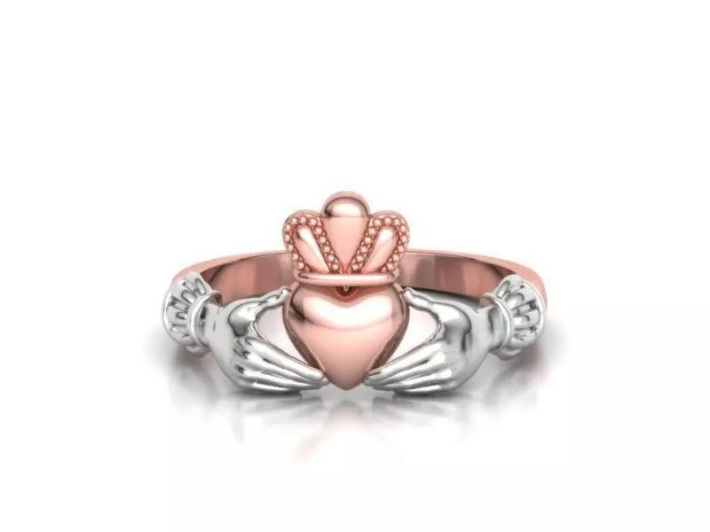 Claddagh Ring TwoTone 6US Friendship Ring