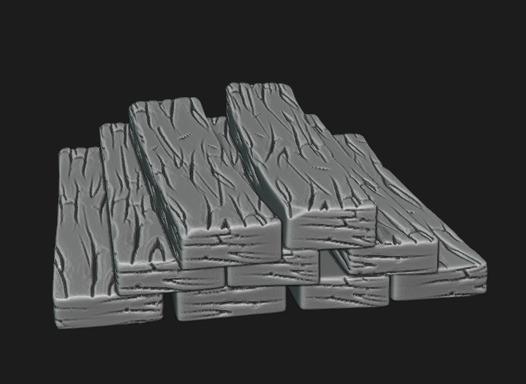 Textured Wooden Planks