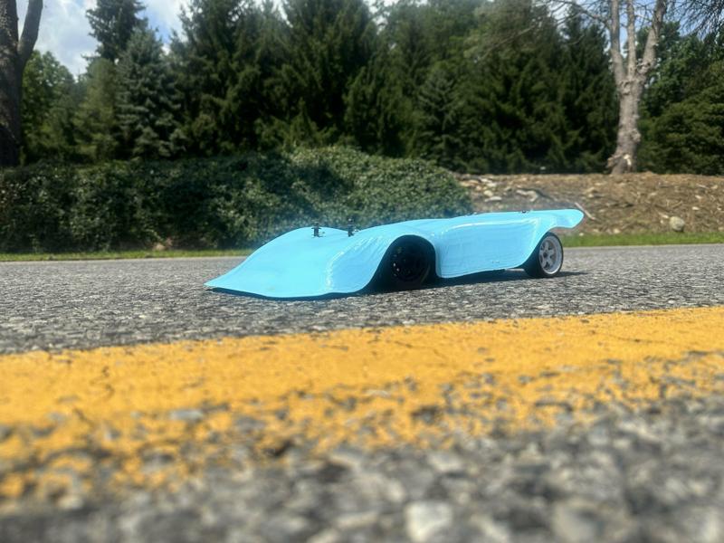 Leman inspired rc car body.