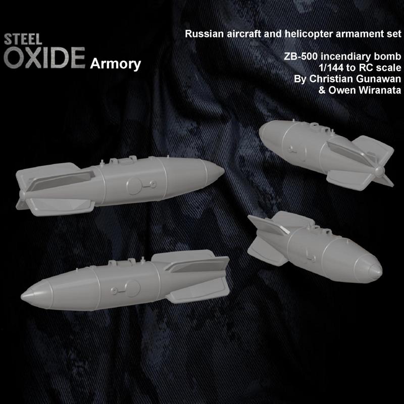 Russian ZB-500 incendiary aerial bomb