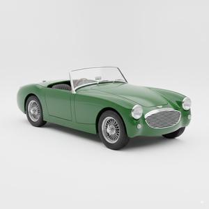 1958 Austin-Healey Sprite "Bugeye Frogeye" Mk1 Classic British Sports Car 3D Print Model