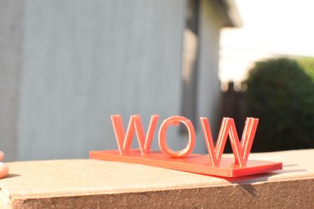 Illusion Word Stand(MOM & WOW)