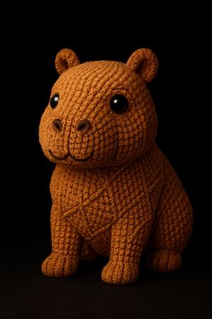 Low-Poly Crochet Capybara (3D Model) / Low-Poly Crochet Capybara (3D Model)