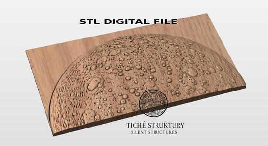 Moon Surface – Astronomical Relief – 3D STL Model