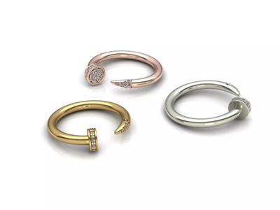 Nail Ring gold