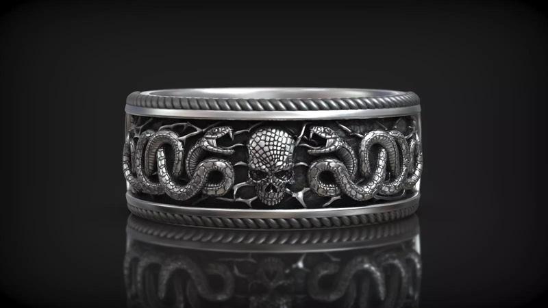 Mistique Serpents Snakes Skull Roses Thorn Macabre Band