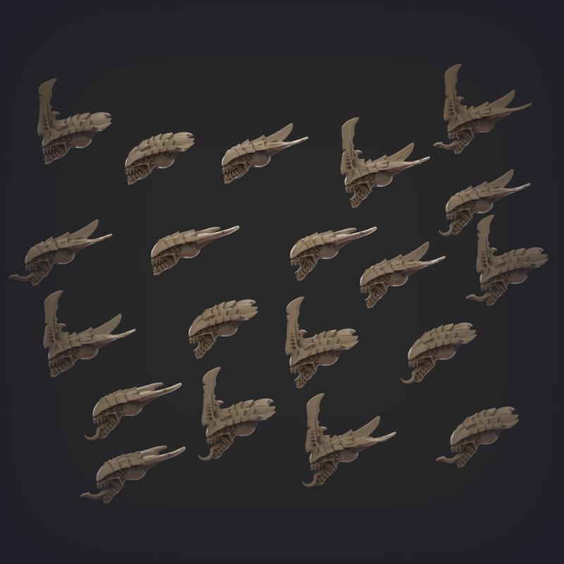 MODERN HEADS COMPATIBLE WITH THE ORIGINAL WARRIOR