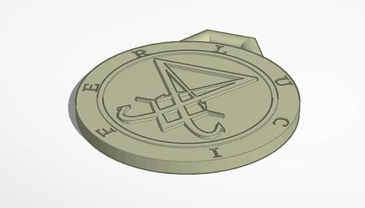 Lucifer Sigil Pendant