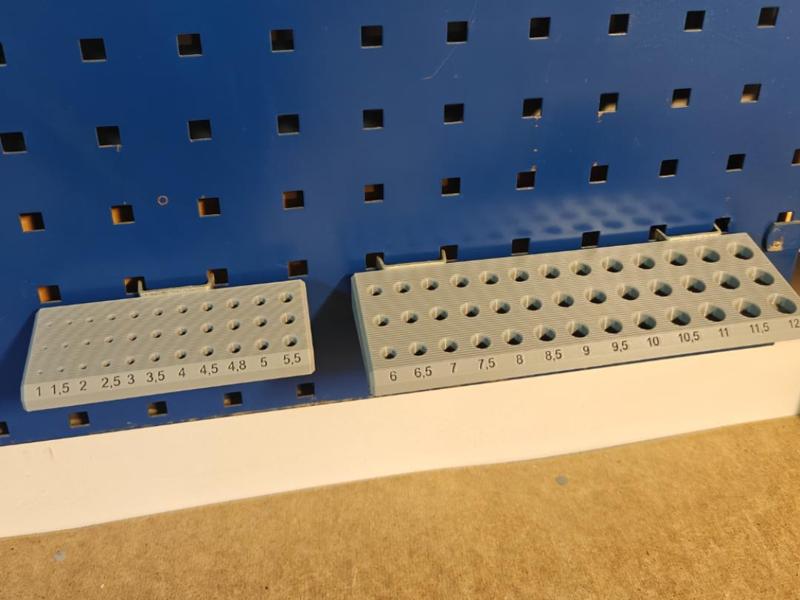 Drill holder for wall mount