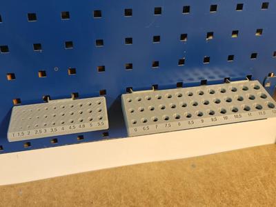 Drill holder for wall mount