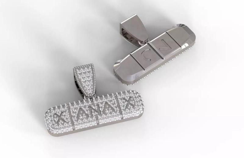 Xanax pill pendant