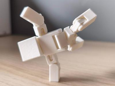Blank Man! Customisable Articulated Voxel Figure