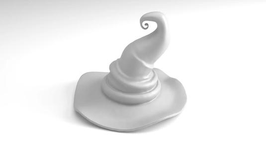 Halloween Witch hat Figure 3D Printable Model