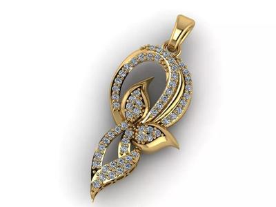 Women Pendant Ready STL 3DM Models Womens Necklace Lightweight