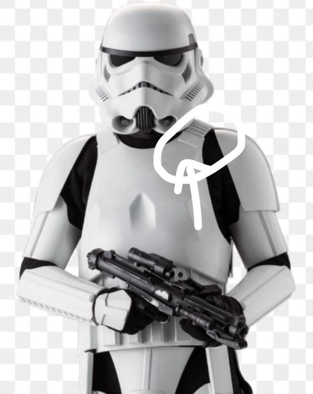 Shoulder attachment strap for Storm Trooper armor breastplate